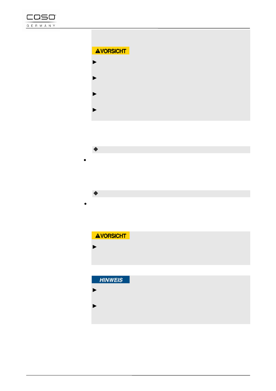 2 reinigung | CASO Germany MyVac 20 User Manual | Page 28 / 145