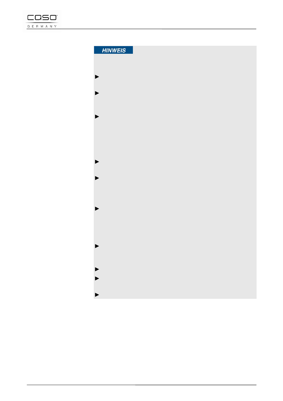 2 general safety information | CASO Germany MyVac 20 User Manual | Page 37 / 145