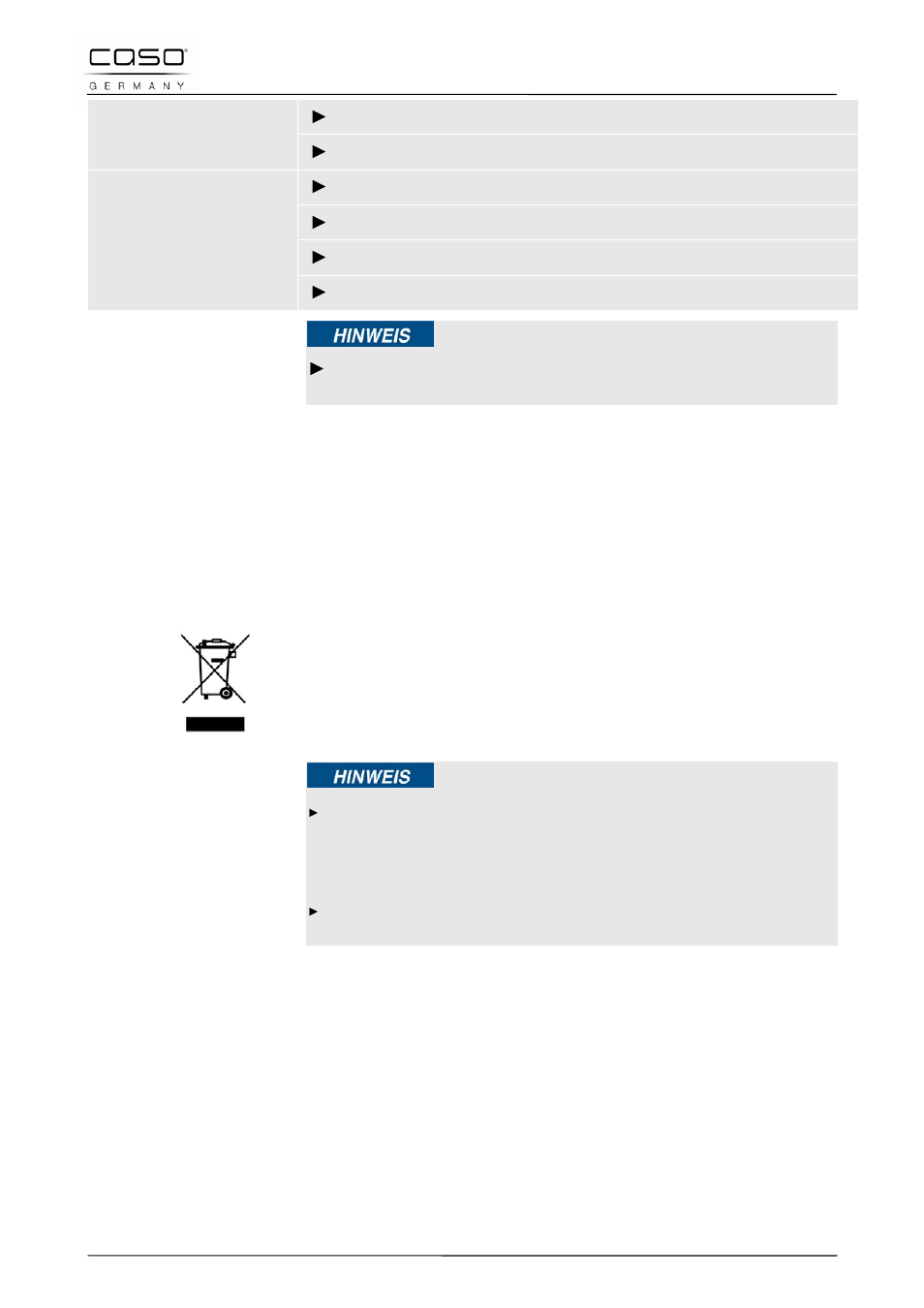 18 disposal of the old device | CASO Germany MyVac 20 User Manual | Page 53 / 145