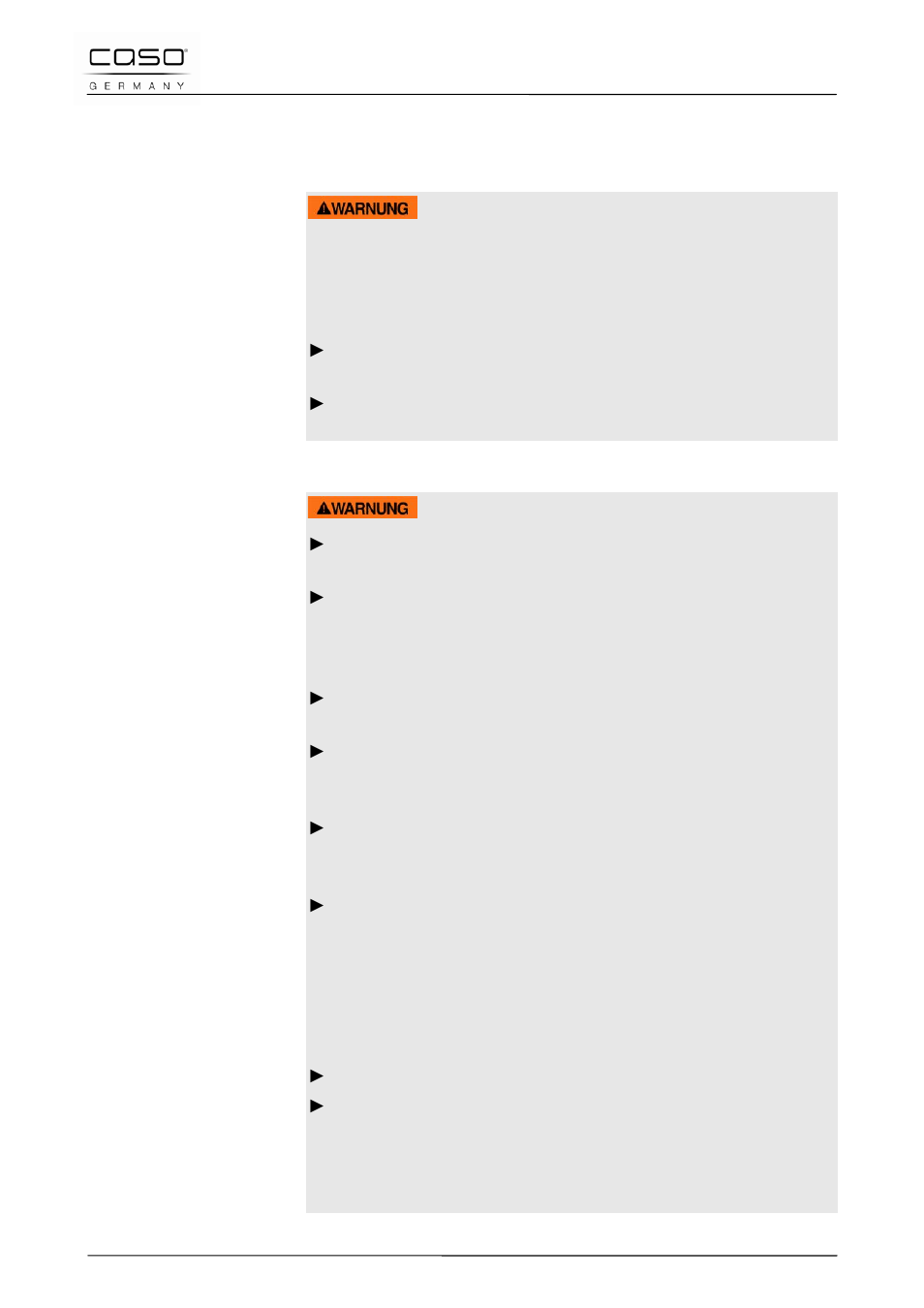 3 sources de danger, 1 danger d'incendie, 2 chargeur et batterie | Attention | CASO Germany MyVac 20 User Manual | Page 61 / 145