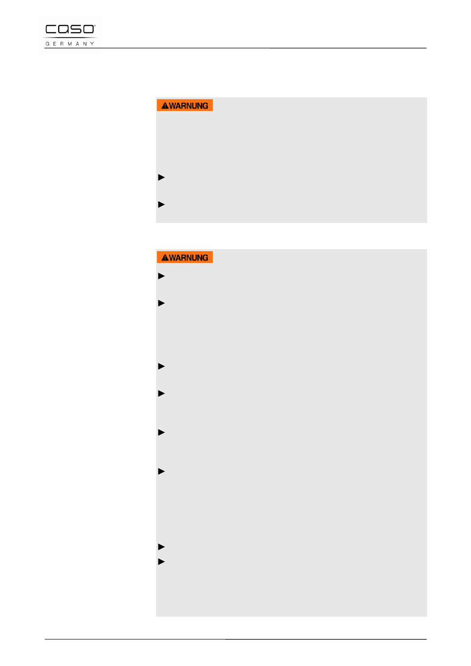 3 fonti di pericolo, 1 pericolo d’incendio, 2 caricabatterie e batterie | Avviso | CASO Germany MyVac 20 User Manual | Page 85 / 145