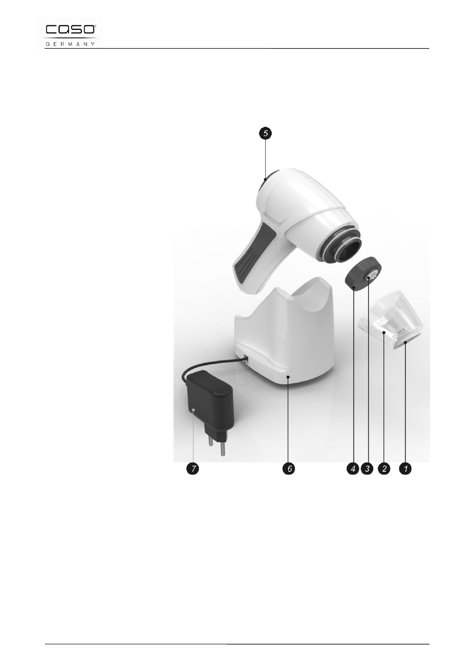 34 costruzione e funzione, 1 panoramica complessiva | CASO Germany MyVac 20 User Manual | Page 92 / 145