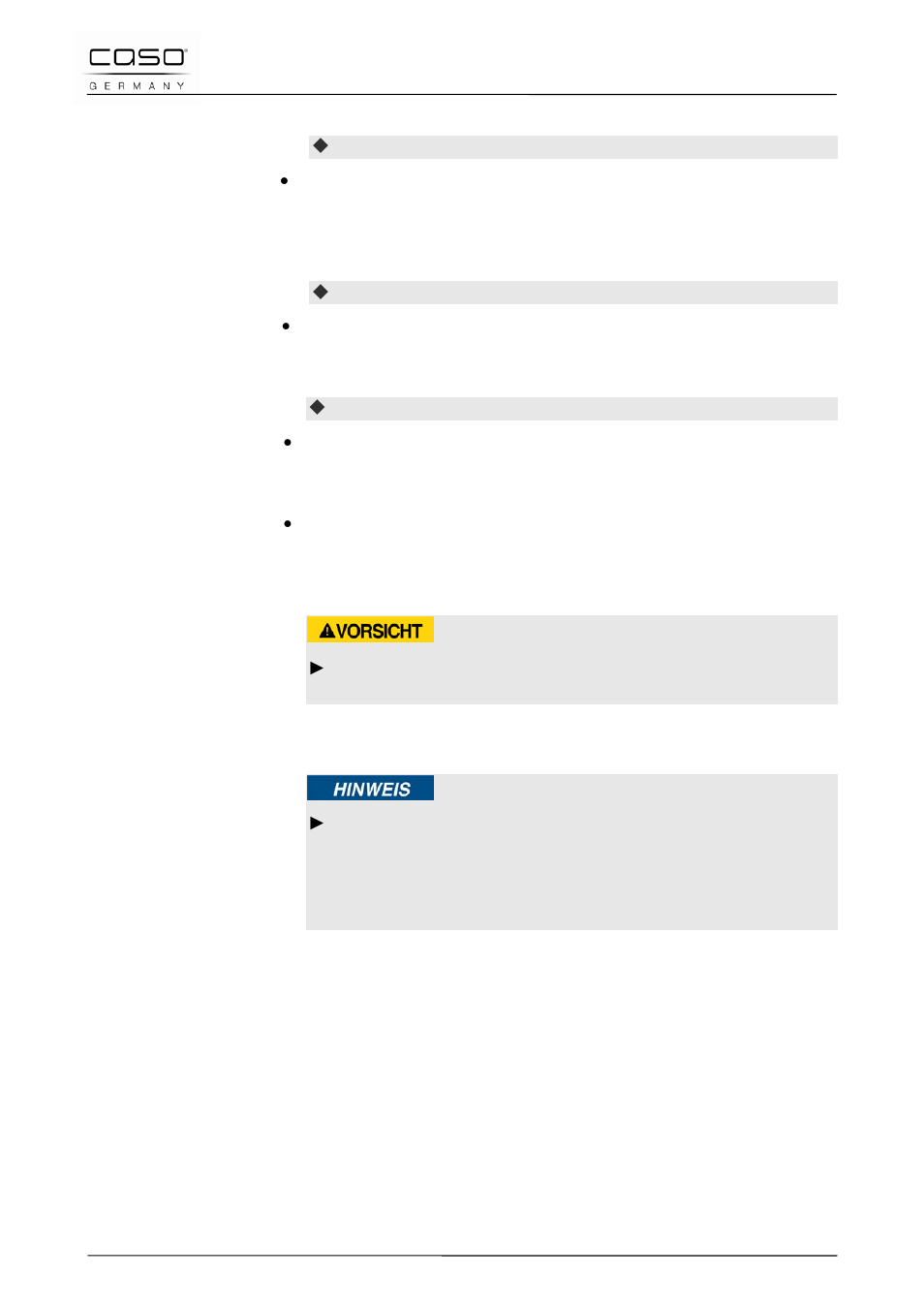 2 la pulizia, Attenzione, Indicazione | CASO Germany MyVac 20 User Manual | Page 98 / 145