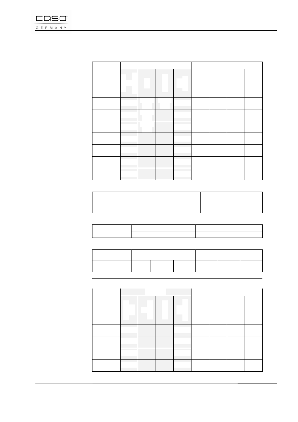 Caso personenwaage body fit 38, Âge femme homme, Femme homme | CASO Germany BF4 User Manual | Page 38 / 82