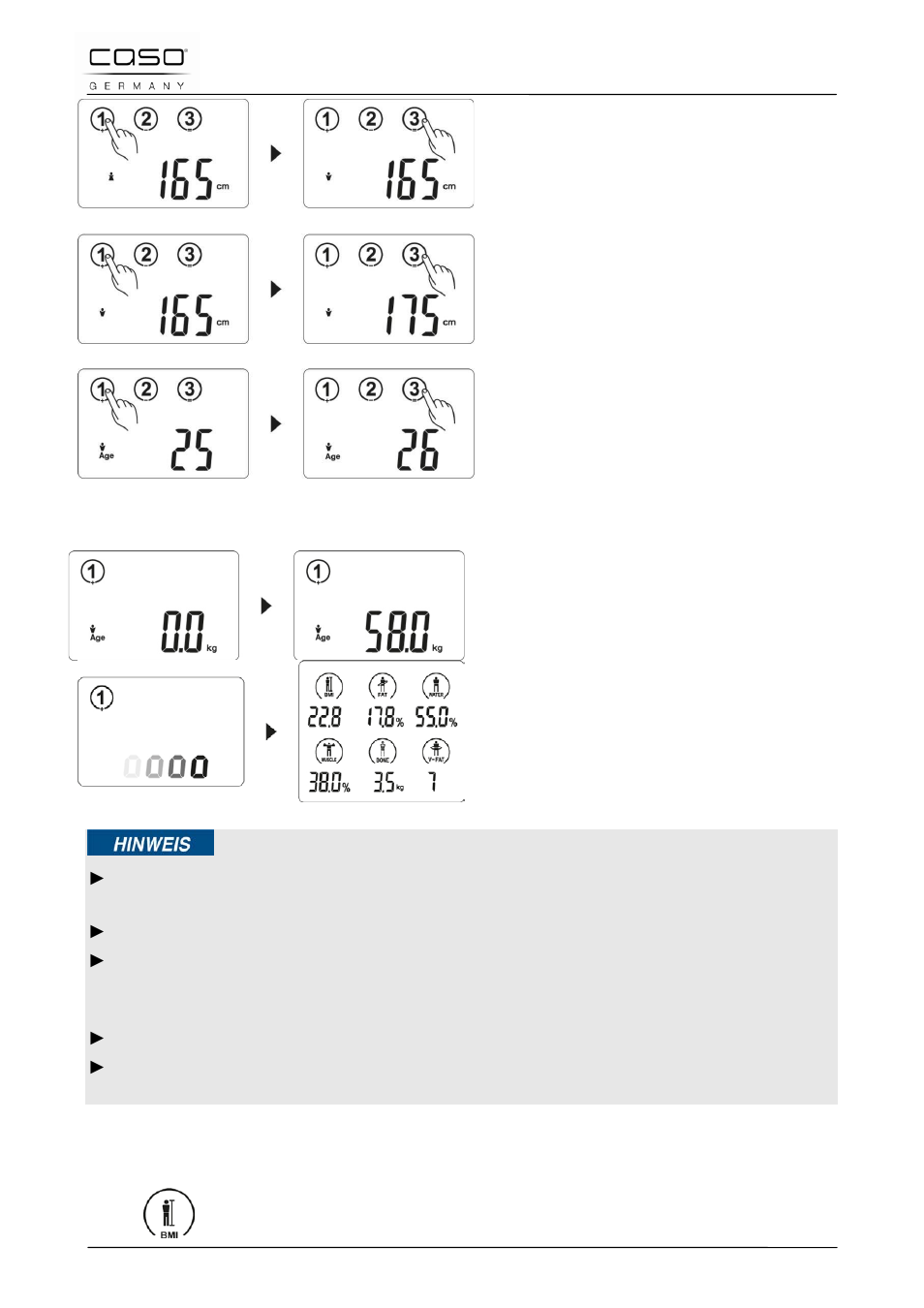 10 wegen en meten, 11 meeteenheden | CASO Germany BF4 User Manual | Page 63 / 82