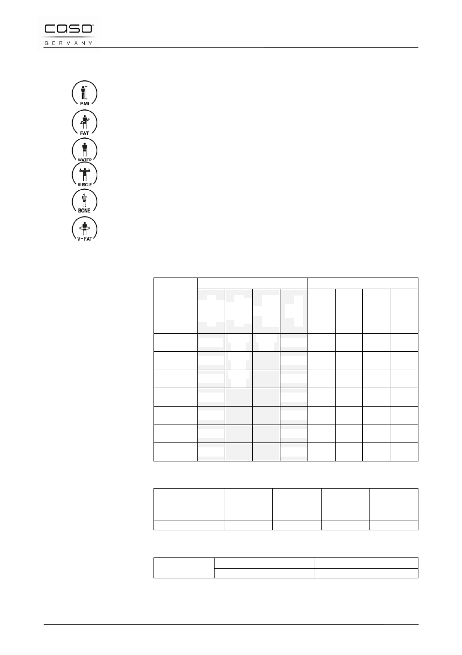 11 unidades de medida | CASO Germany BF4 User Manual | Page 77 / 82