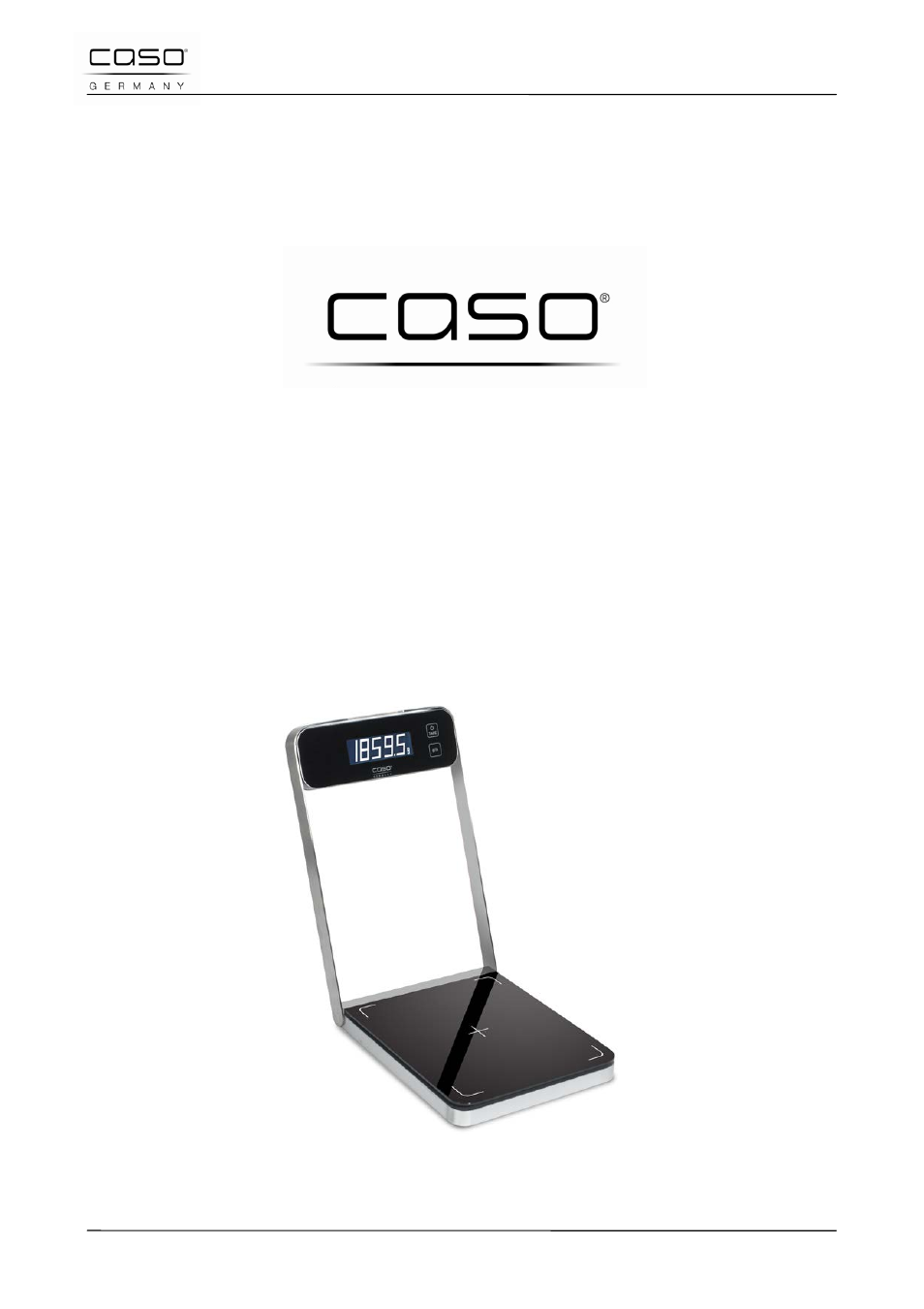 Mode d'emploi original, Balance esthétique de haute résolution | CASO Germany Baking Scale B5 User Manual | Page 19 / 108