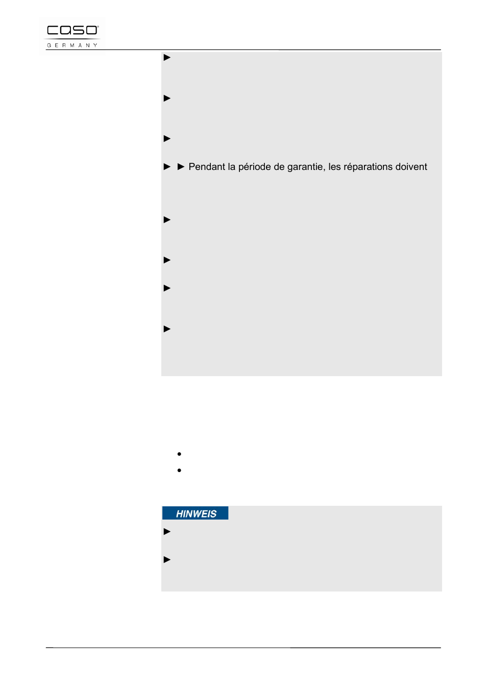 3 ce qui est compris, 4 déballage, Remarque | CASO Germany Baking Scale B5 User Manual | Page 24 / 108