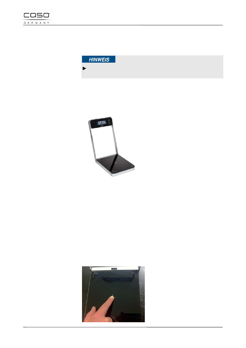 3 marche/arrêt de la balance, 4 arrêt automatique, Remarque | CASO Germany Baking Scale B5 User Manual | Page 28 / 108