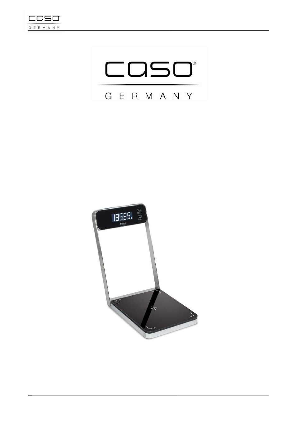 Betriebsanleitung, Küchenwaage mit hochanzeige | CASO Germany Baking Scale B5 User Manual | Page 36 / 108