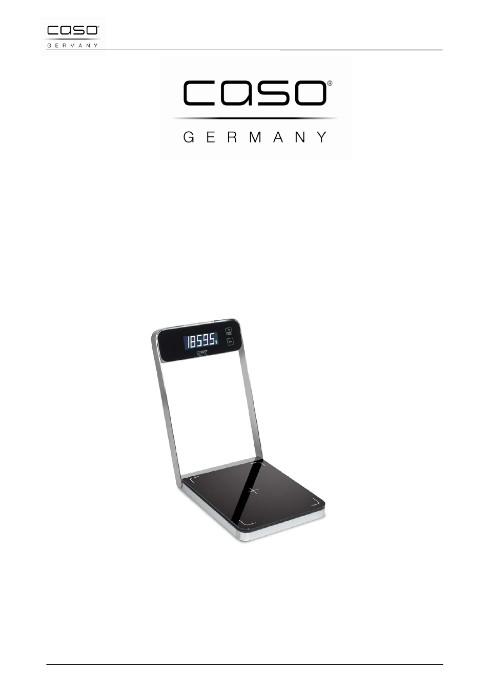 Originele gebruiksaanwijzing, Keukenweegschaal | CASO Germany Baking Scale B5 User Manual | Page 72 / 108