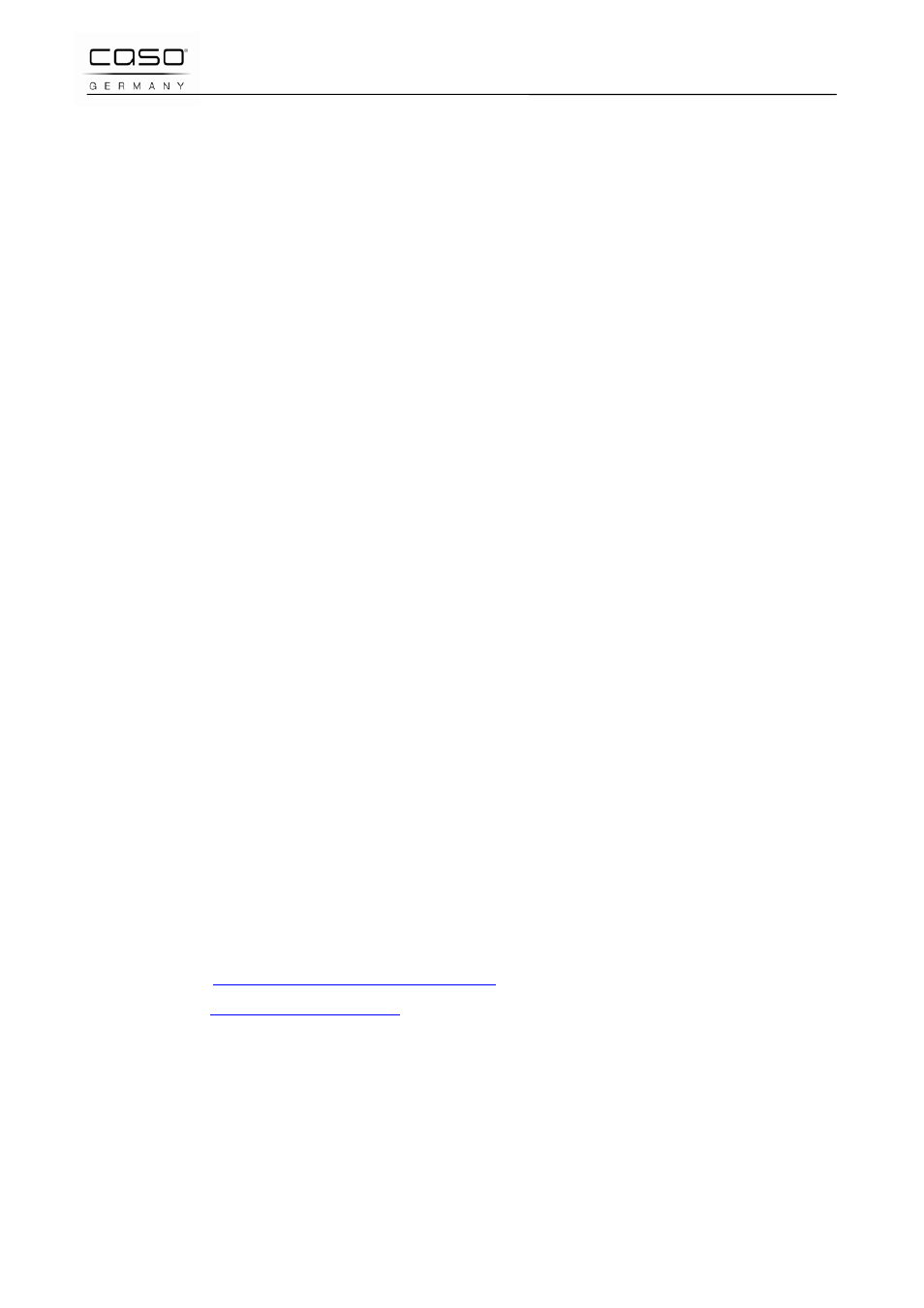 7 warranty (europe) | CASO Germany Scale F10 User Manual | Page 10 / 60