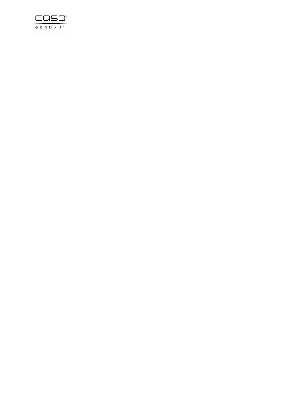 15 garantie (europa) | CASO Germany Scale F10 User Manual | Page 20 / 60