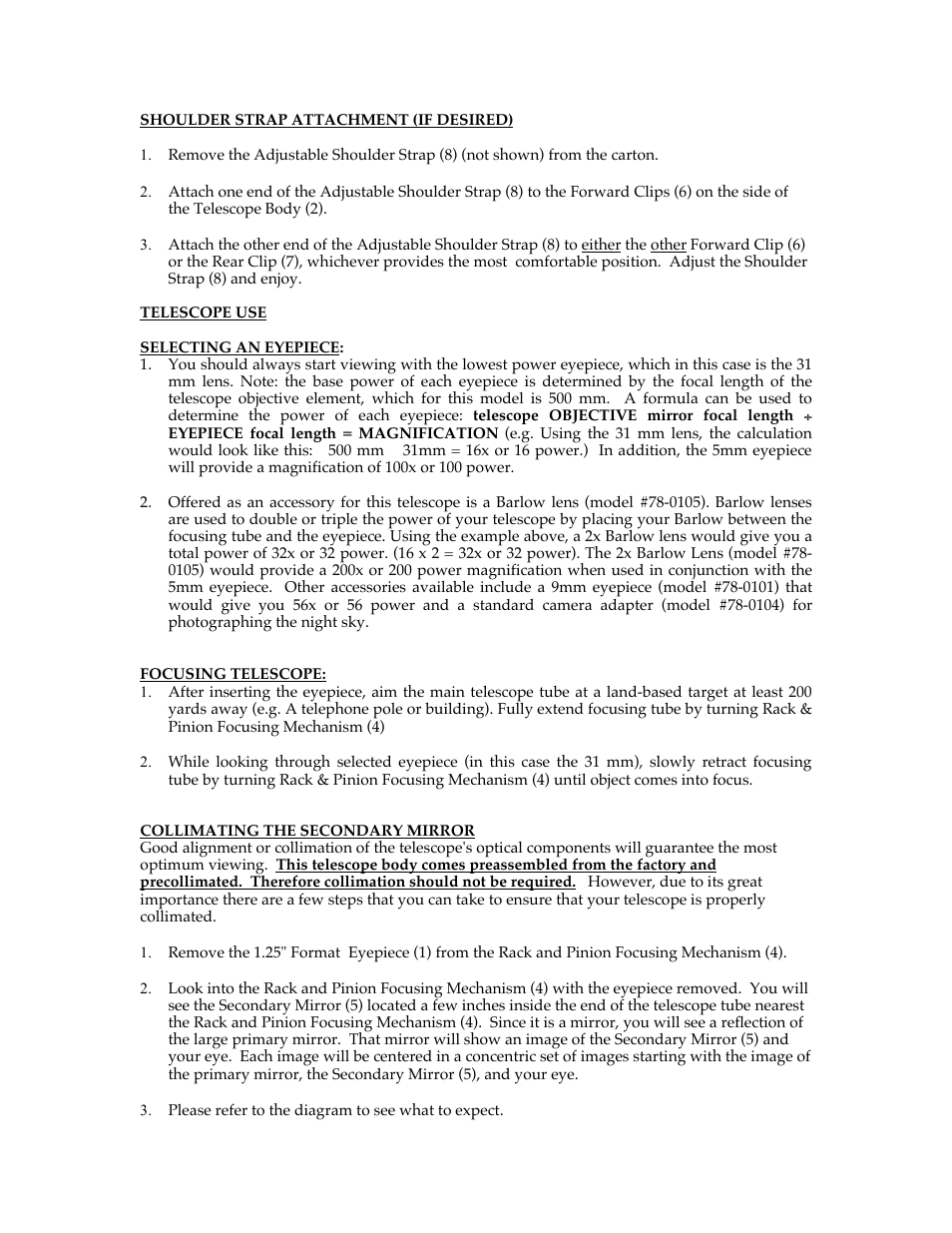 Bushnell VOYAGER 78-2010 User Manual | Page 3 / 8
