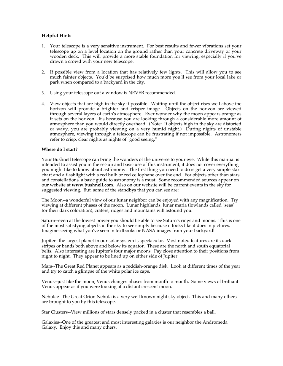 Bushnell VOYAGER 78-2010 User Manual | Page 5 / 8