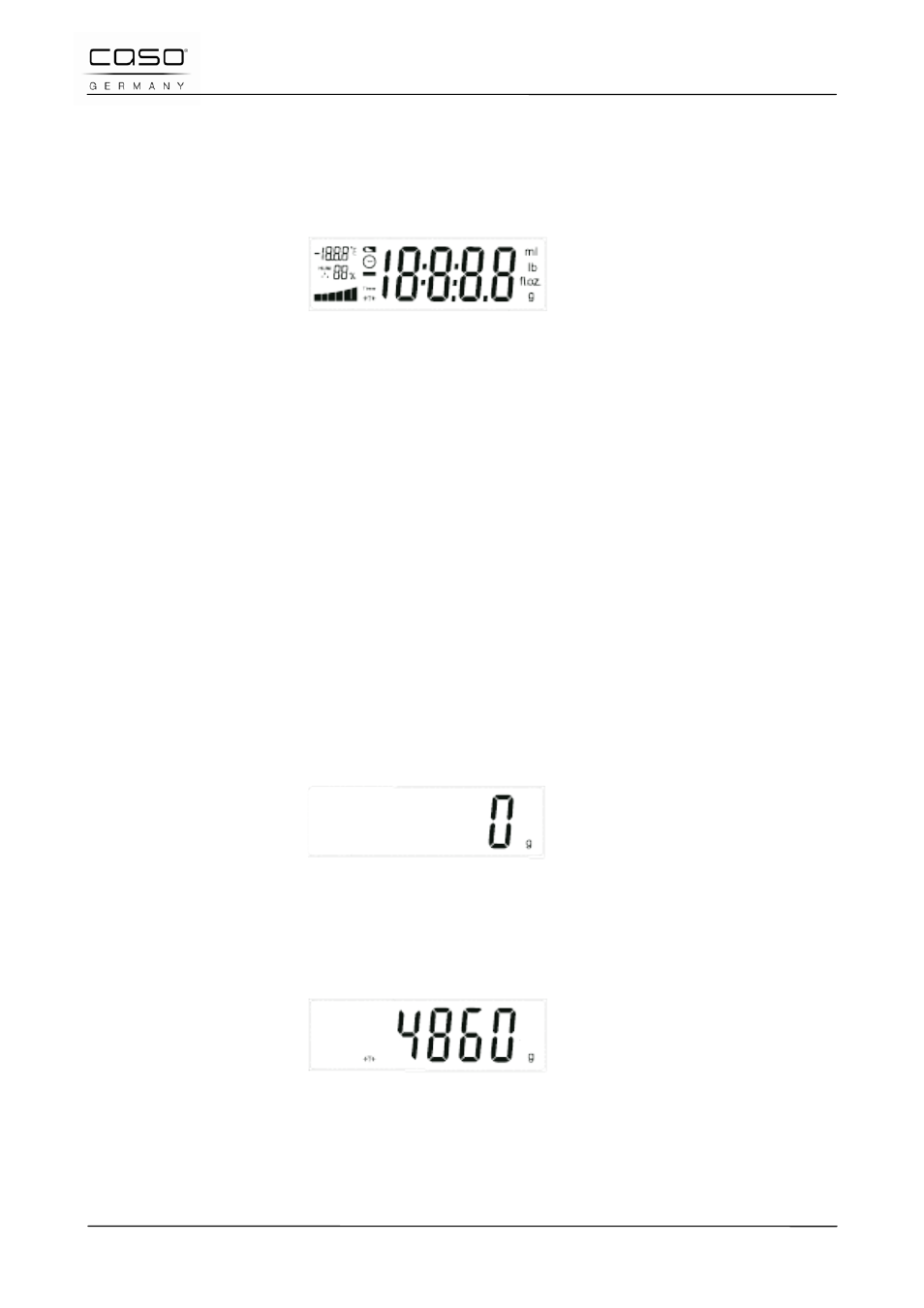 3 operation and handling, 1 turn on, 2 select weight unit | 3 weighing, 4 turn off, 5 tare function | CASO Germany Scale I10 User Manual | Page 13 / 95