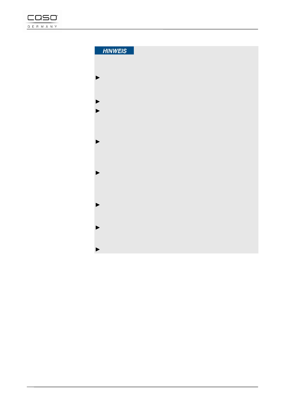 2 allgemeine sicherheitshinweise | CASO Germany Scale I10 User Manual | Page 25 / 95