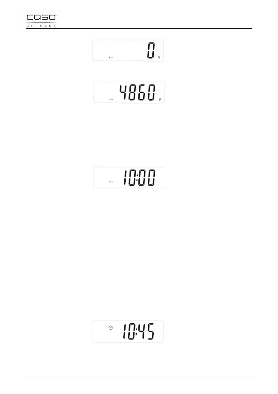5 funzione timer, 6 impostazione dell’orario | CASO Germany Scale I10 User Manual | Page 76 / 95
