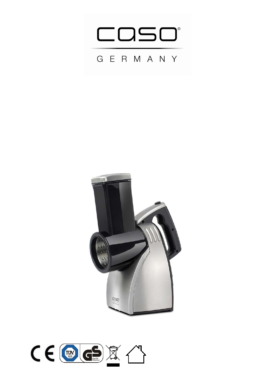 CASO Germany MR3X ACID ETCHED Grater User Manual | 91 pages