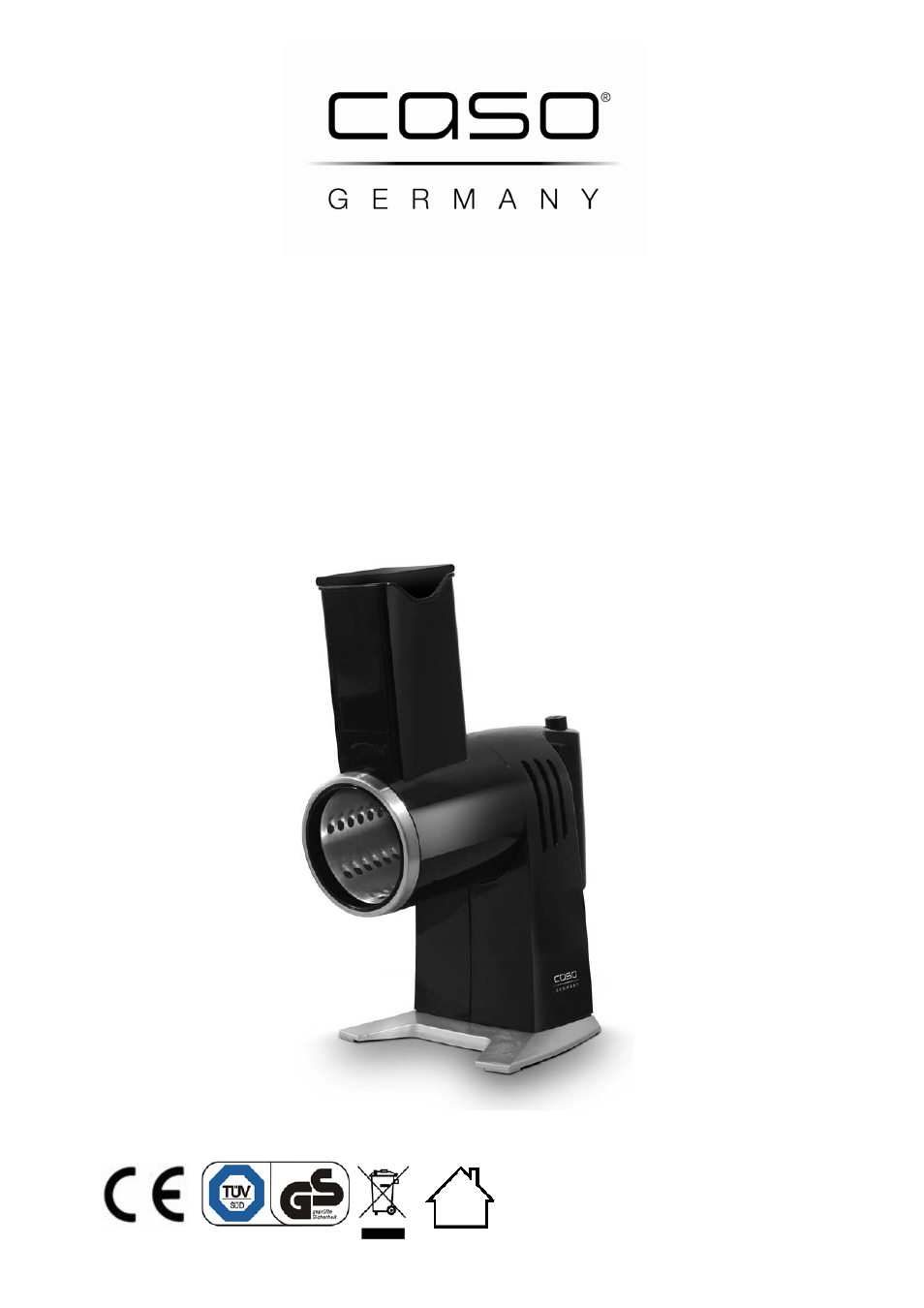 CASO Germany CR3X ACID ETCHED Grater User Manual | 92 pages