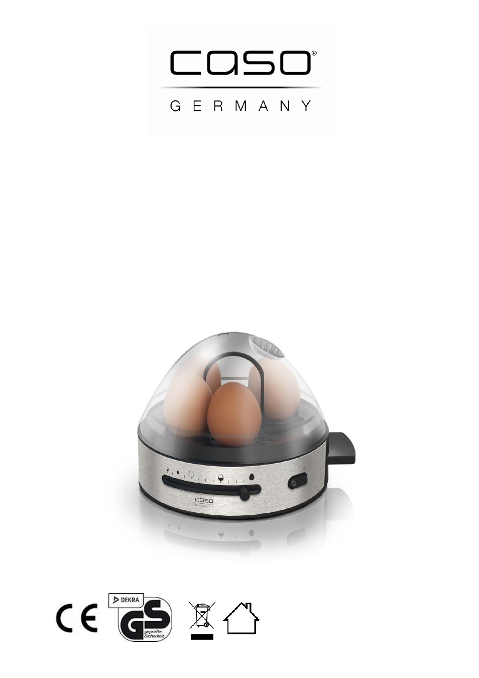 CASO Germany E7 – Electronic egg boiler User Manual | 79 pages