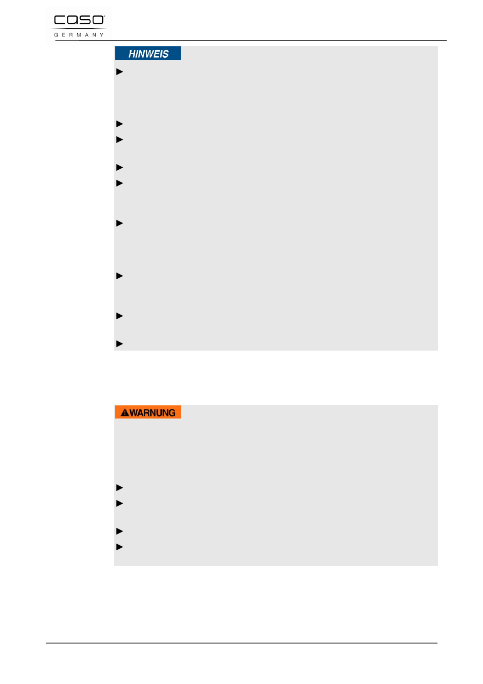 1 brandgefahr | CASO Germany D10 Multi Opener User Manual | Page 13 / 92