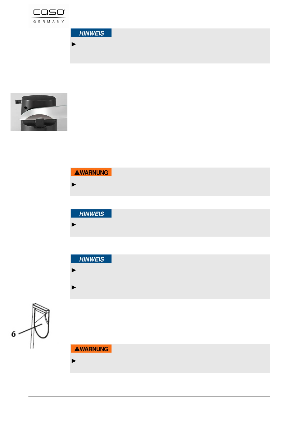 2 messer schärfen, 3 flaschen öffnen | CASO Germany D10 Multi Opener User Manual | Page 19 / 92
