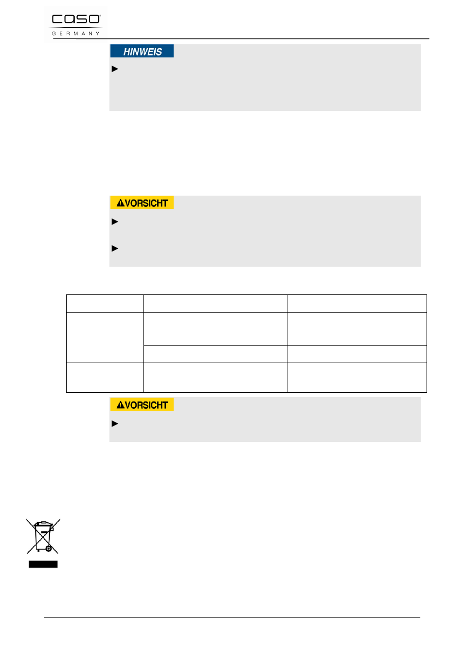 15 troubleshooting, 1 security advices, 2 troubleshooting | 16 disposal of the old device, Attention | CASO Germany D10 Multi Opener User Manual | Page 35 / 92