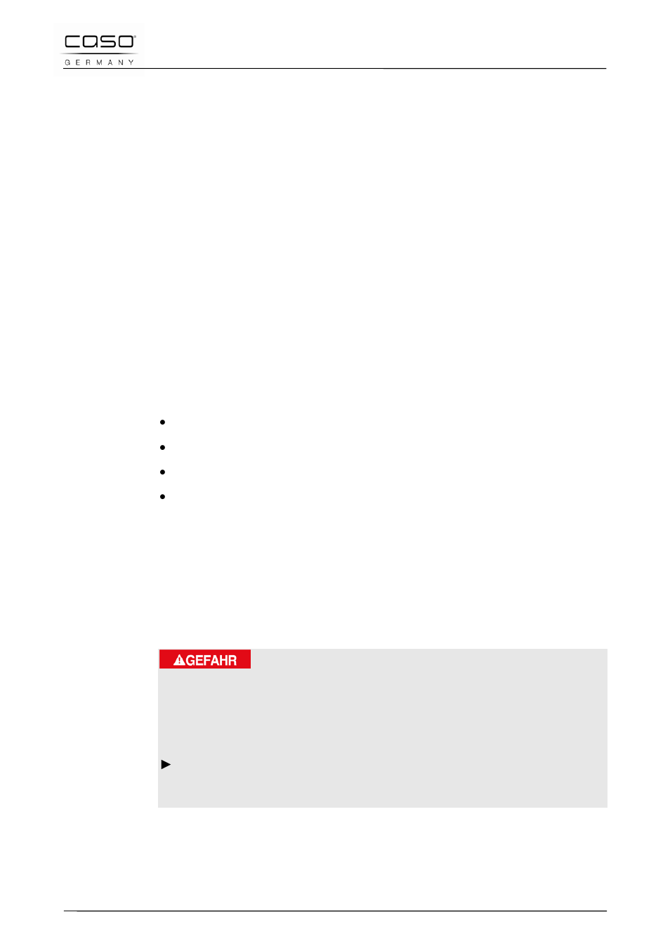 17 mode d´emploi, 1 généralités, 2 informations relatives à ce manuel | 3 avertissements de danger, Danger | CASO Germany D10 Multi Opener User Manual | Page 38 / 92