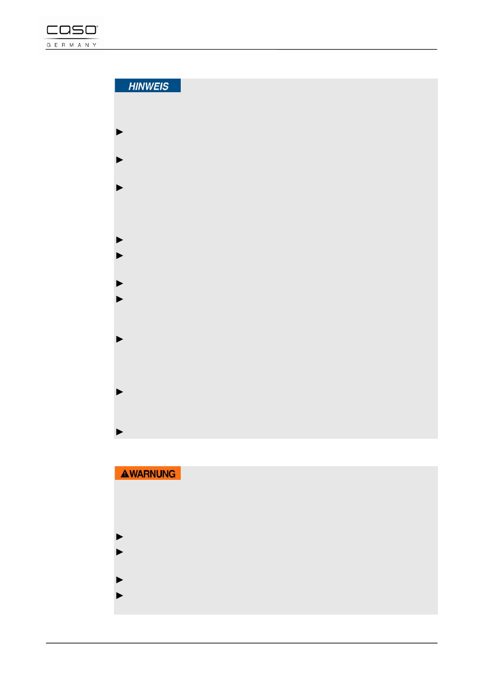 2 algemene veiligheidsinstructies, 1 brandgevaar, Waarschuwing | CASO Germany D10 Multi Opener User Manual | Page 83 / 92