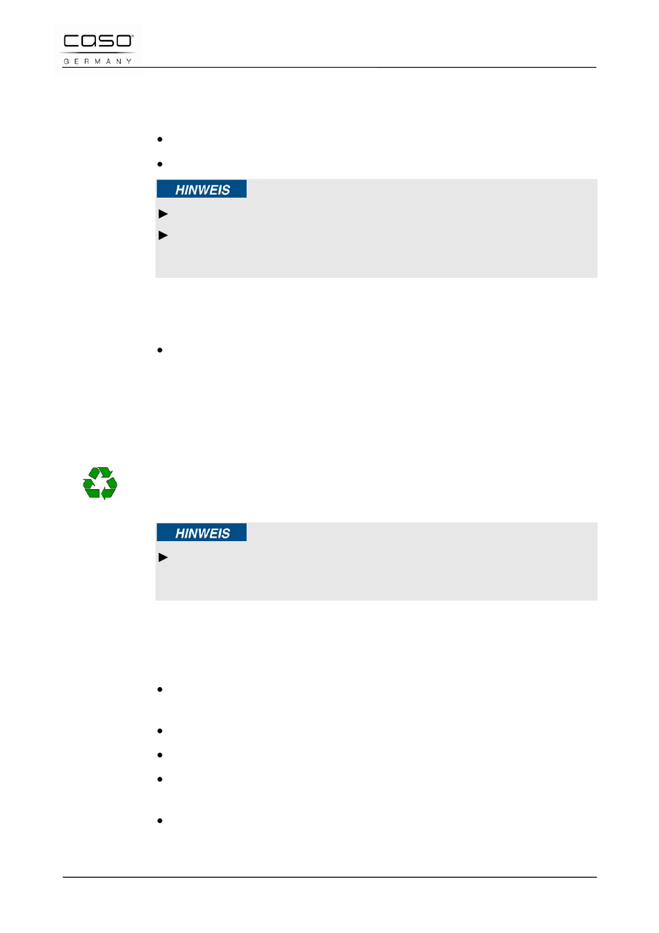 2 leveringsomvang en transportinspectie, 3 uitpakken, 4 verwijderen van de verpakking | 5 eisen aan de plek van plaatsing | CASO Germany D10 Multi Opener User Manual | Page 85 / 92