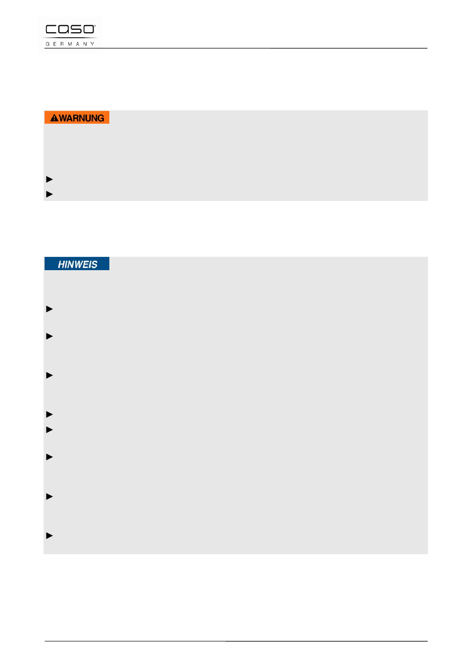 1 bestimmungsgemäße verwendung, 2 allgemeine sicherheitshinweise | CASO Germany AirVital Pro User Manual | Page 12 / 103