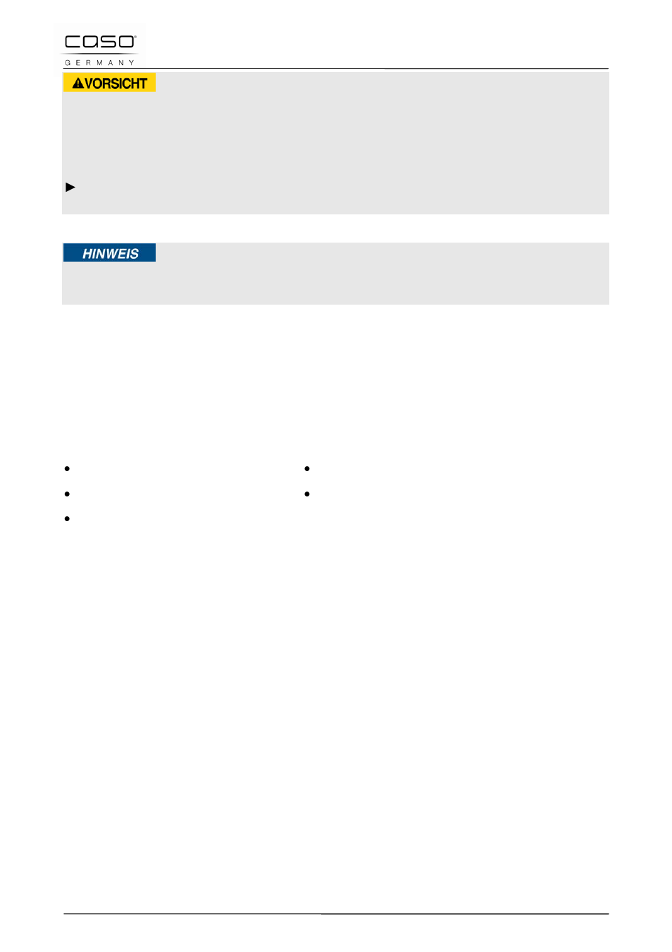 4 haftungsbeschränkung, 5 urheberschutz, 2 sicherheit | CASO Germany AirVital User Manual | Page 11 / 97