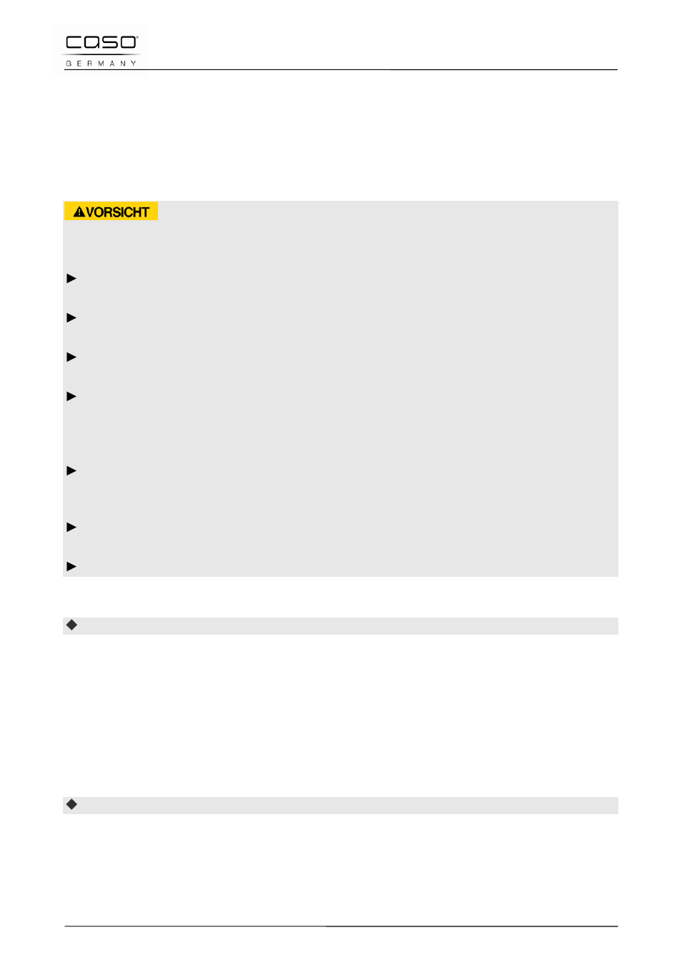 6 reinigung und pflege, 1 sicherheitshinweise, 2 reinigung | CASO Germany AirVital User Manual | Page 20 / 97