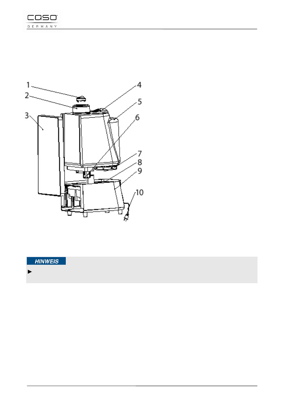 53 opbouw en functie, 1 algemeen overzicht, 2 veiligheidsvoorzieningen | 3 typeplaatje | CASO Germany AirVital User Manual | Page 90 / 97