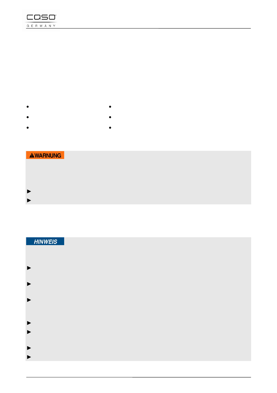 2 sicherheit, 1 bestimmungsgemäße verwendung, 2 allgemeine sicherheitshinweise | CASO Germany UltraSonicClean Disc User Manual | Page 12 / 96