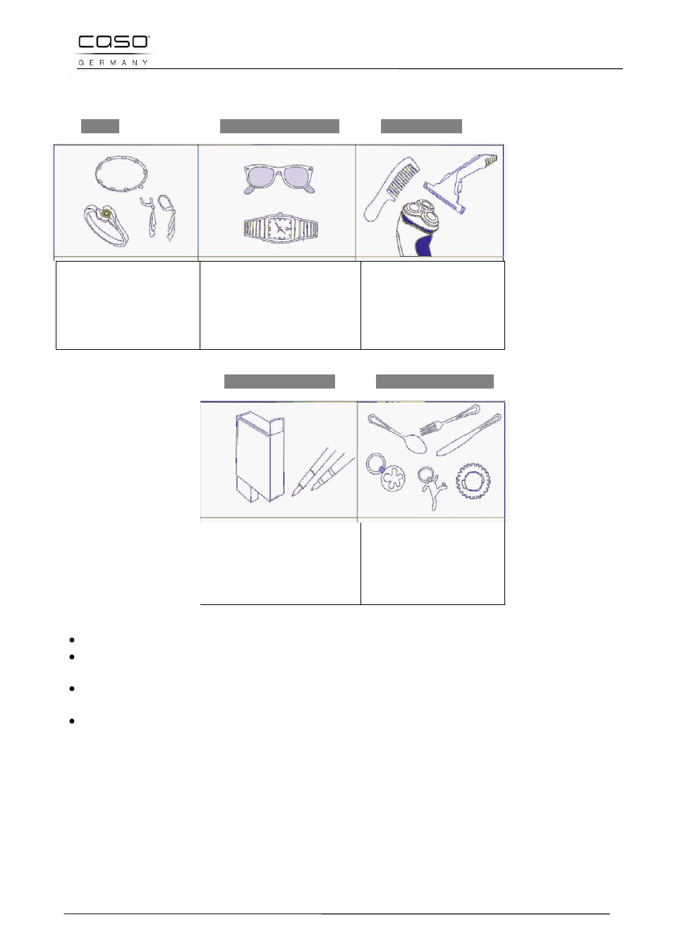 3 possibilités d’utilisation, 4 plaque signalétique | CASO Germany UltraSonicClean User Manual | Page 40 / 84