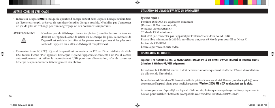 Bushnell IMAGEVIEW Nov-00 User Manual | Page 12 / 39