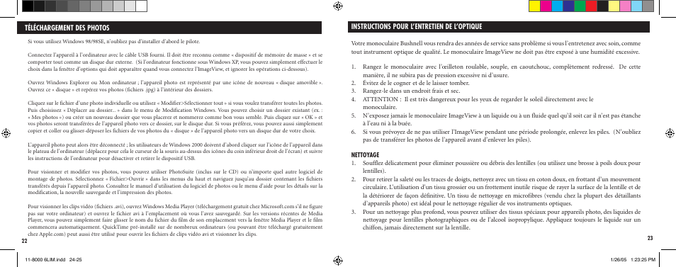 Bushnell IMAGEVIEW Nov-00 User Manual | Page 13 / 39