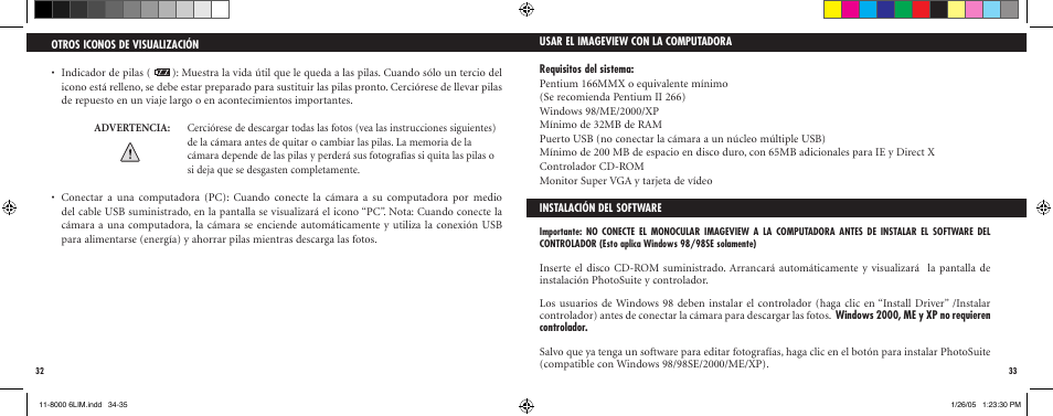 Bushnell IMAGEVIEW Nov-00 User Manual | Page 18 / 39