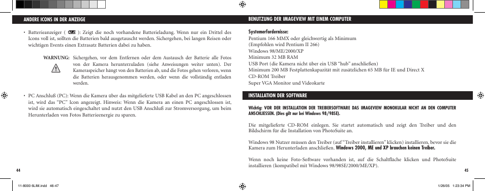 Bushnell IMAGEVIEW Nov-00 User Manual | Page 24 / 39