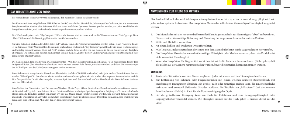 Bushnell IMAGEVIEW Nov-00 User Manual | Page 25 / 39