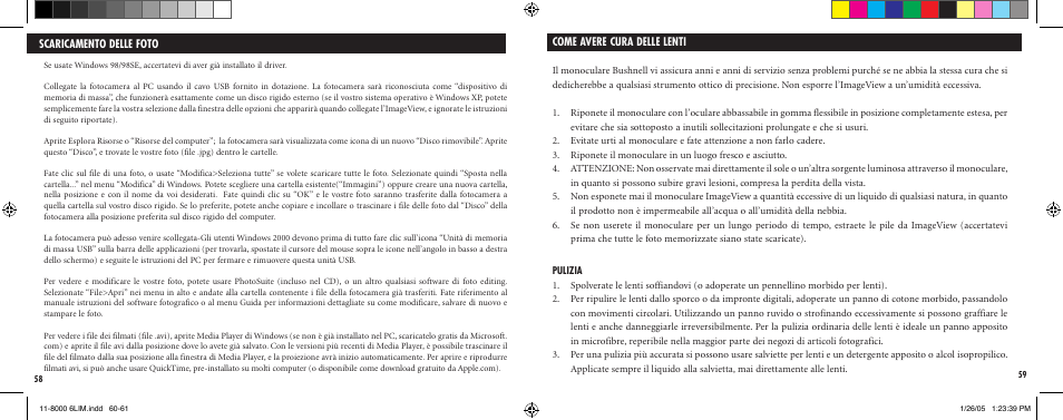 Bushnell IMAGEVIEW Nov-00 User Manual | Page 31 / 39