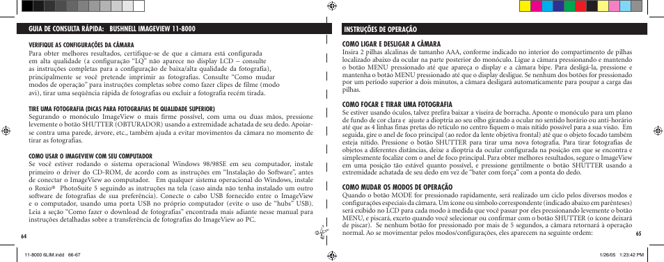Bushnell IMAGEVIEW Nov-00 User Manual | Page 34 / 39