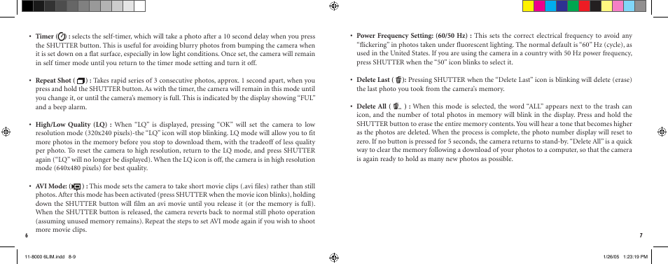 Full low dead, 3m h m l | Bushnell IMAGEVIEW Nov-00 User Manual | Page 5 / 39