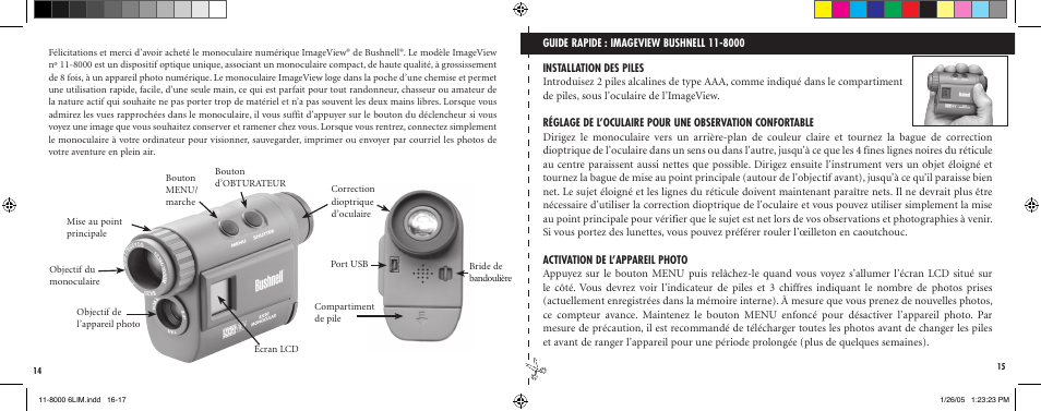 Bushnell IMAGEVIEW Nov-00 User Manual | Page 9 / 39