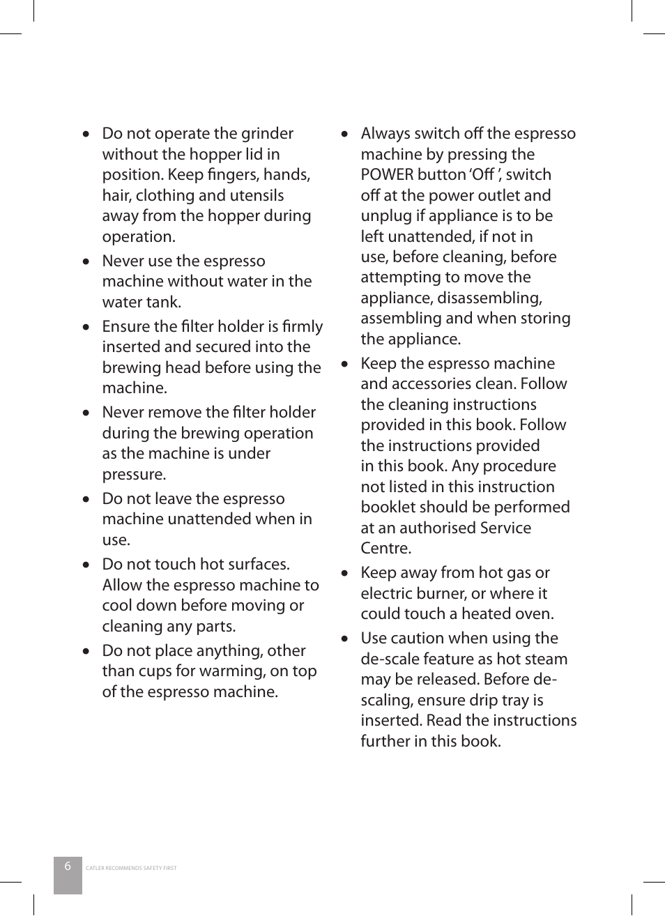 Catler ES 8013 User Manual | Page 6 / 48