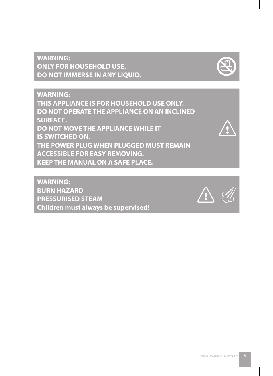 Catler ES 8013 User Manual | Page 9 / 48