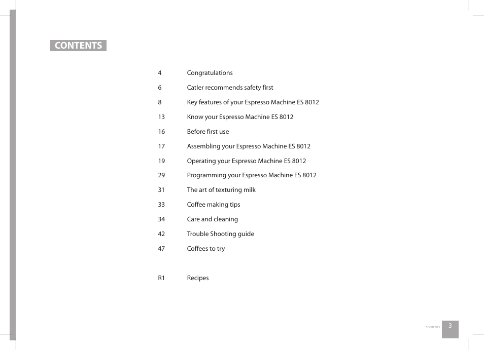 Catler ES 8012 User Manual | Page 3 / 56