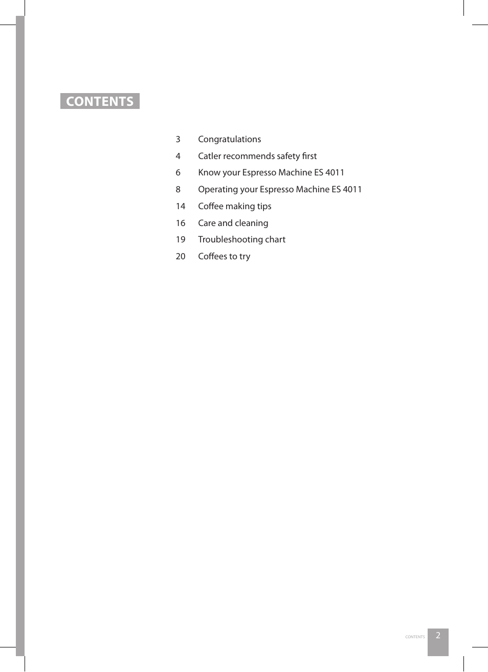 Catler ES 4011 User Manual | Page 3 / 24
